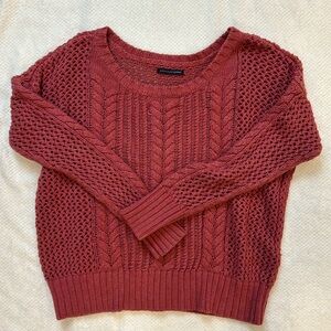 American Eagle rose colored sweater size small